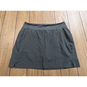 C7Athleta Soho Skort Womens 12 Gray Pull On Tennis Golf Pickleball Hiking Active